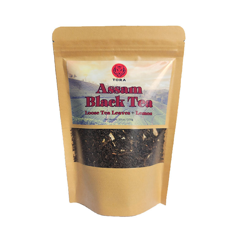 ASSAM BLACK TEA + LEMON, 3.5 OZ. (100 GR.)