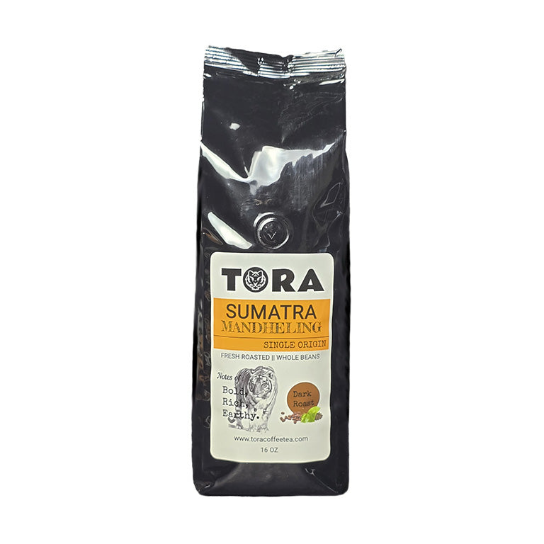 SUMATRA MANDHELING, WHOLE BEANS 1 LB. (DARK ROAST)