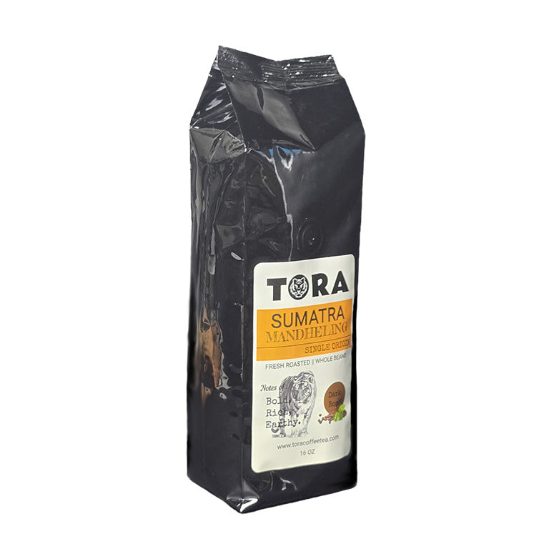 SUMATRA MANDHELING, WHOLE BEANS 1 LB. (DARK ROAST)